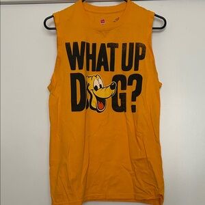 Hanes Bright Yellow Graphic Tee